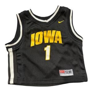 Nike Iowa Hawkeyes Baby Jersey #1 Black Gold Infant 12M Basketball Football